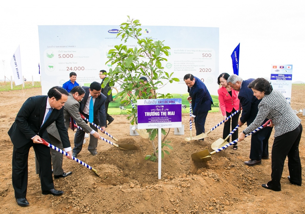 vinamilk lien doanh voi dn lao va nhat ban khoi cong xay dung to hop resort bo sua quy mo 5000ha