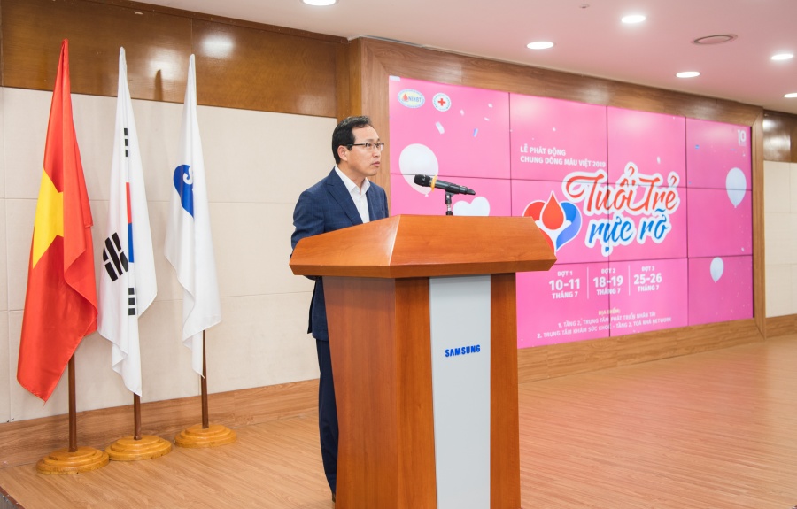 samsung viet nam phat dong chuong trinh hien mau tinh nguyen nam 2019