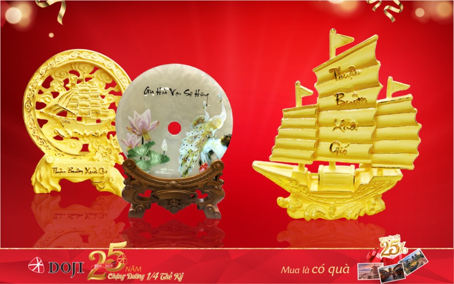 Sinh nhật DOJI 25 năm, khách hàng được hưởng những ưu đãi hấp dẫn nào? sinh nhat doji 25 nam khach hang duoc huong nhung uu dai hap dan nao