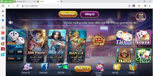 Thủ đoạn hoạt động tinh vi của sới bạc online trá hình Huvang xuat hien mot soi bac online tra hinh huvang hoat dong kieu rikvip