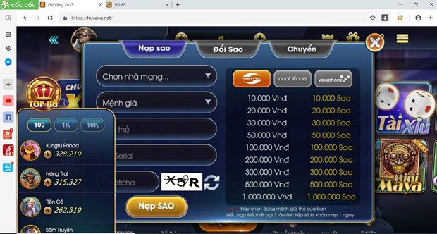 Thủ đoạn hoạt động tinh vi của sới bạc online trá hình Huvang xuat hien mot soi bac online tra hinh huvang hoat dong kieu rikvip