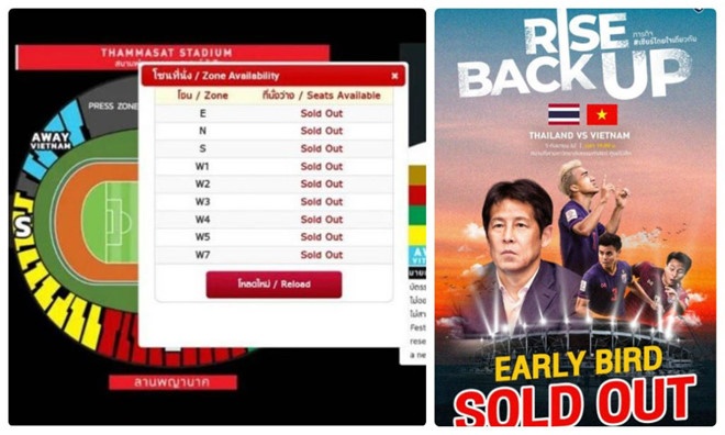 trong 1 phut gan 10000 ve tran viet nam vs thai lan tai vong loai wc 2022 bay sach