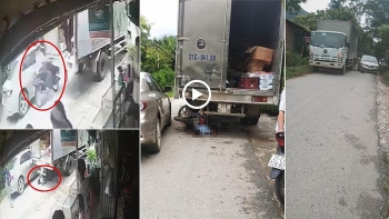 clip thanh nien phong xe nhu ten lua vuot o to dam duoi xe tai tu vong tai cho