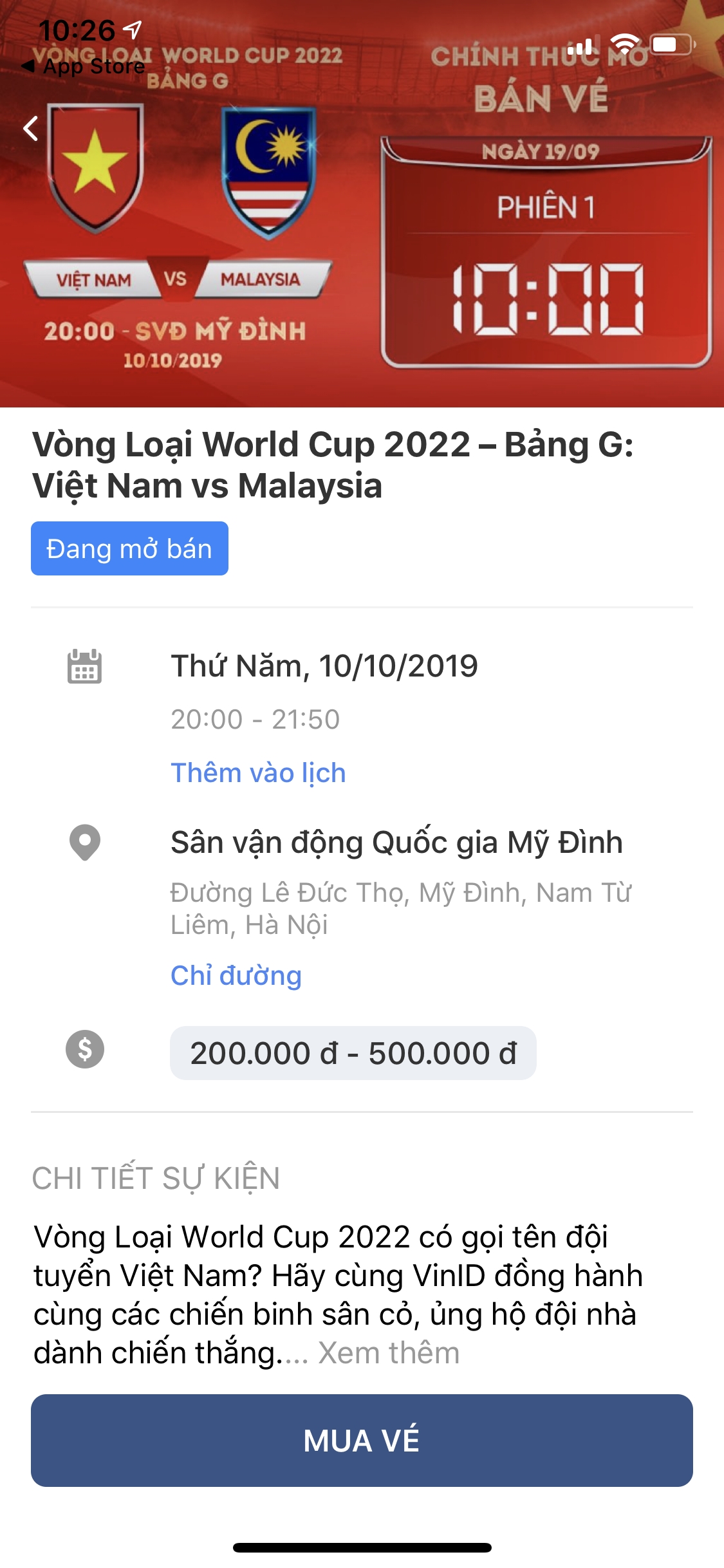 vi sao ve tran viet nam vs malaysia het sach sau 4 phut mo ban