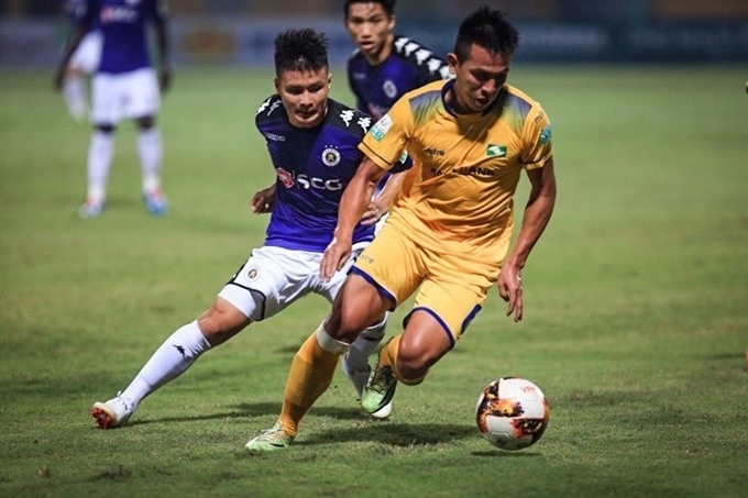 Thắng SLNA chiều nay 19/9, Hà Nội FC sẽ đăng quang sớm tại V-League 2019? thang slna chieu nay 199 ha noi fc se dang quang som tai v league 2019