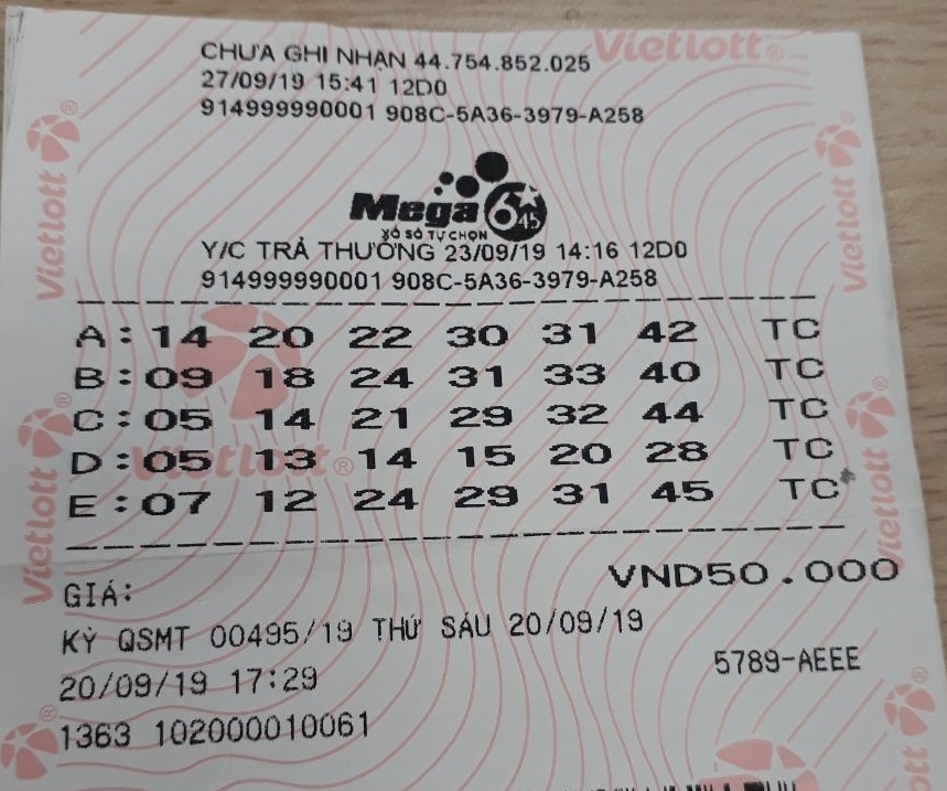 Người phụ nữ may mắn trúng Vietlott 49 tỷ đồng nguoi phu nu may man trung vietlott 49 dong
