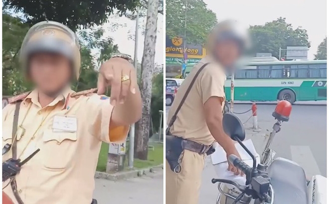 Video: Không xử lý được chủ xe, CSGT nghi chửi bậy rồi bỏ đi