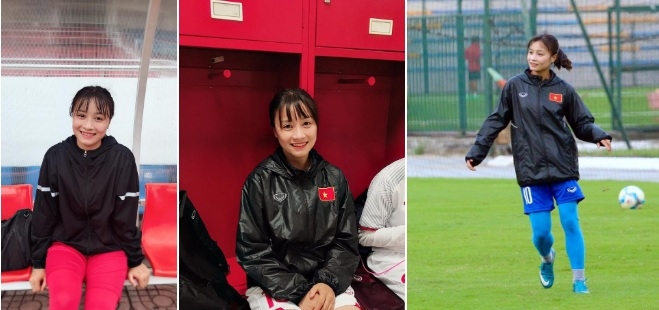 nhung cau thu bong da nu viet nam xinh dep va rang ngoi truoc tran quyet dau thai lan toi 812