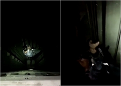 video nguoi phu nu ha do van ke gio tro sam so trong thang may