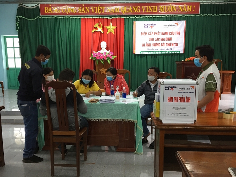 Các hộ gia đình bị ảnh hưởng bão lũ tại Quảng Nam sẽ được nhận
