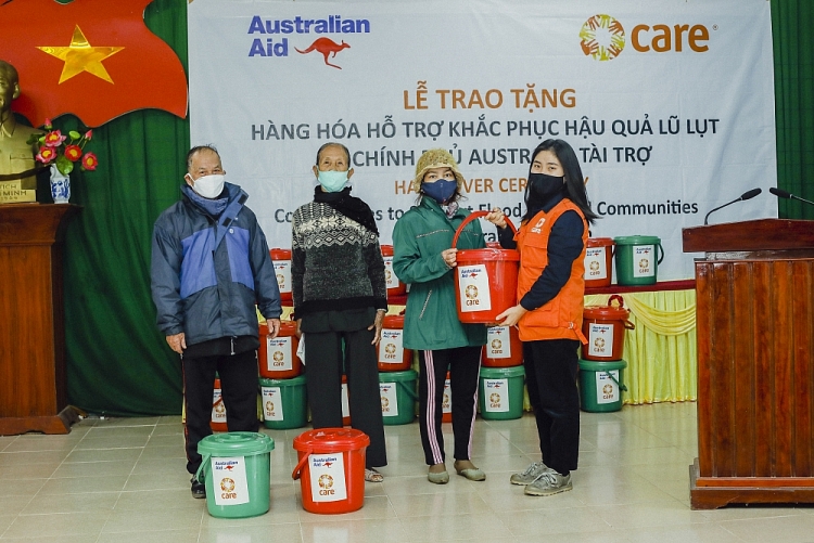 Chính phủ Australia tài trợ 1 triệu AUD giúp miền Trung hồi phục sau lũ
