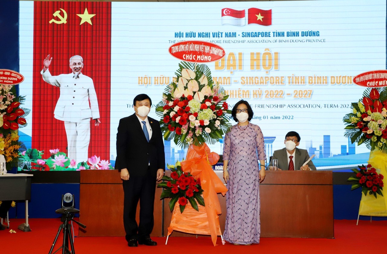 Hội hữu nghị Việt Nam-Singapore tỉnh Bình Dương Đại hội lần thứ nhất