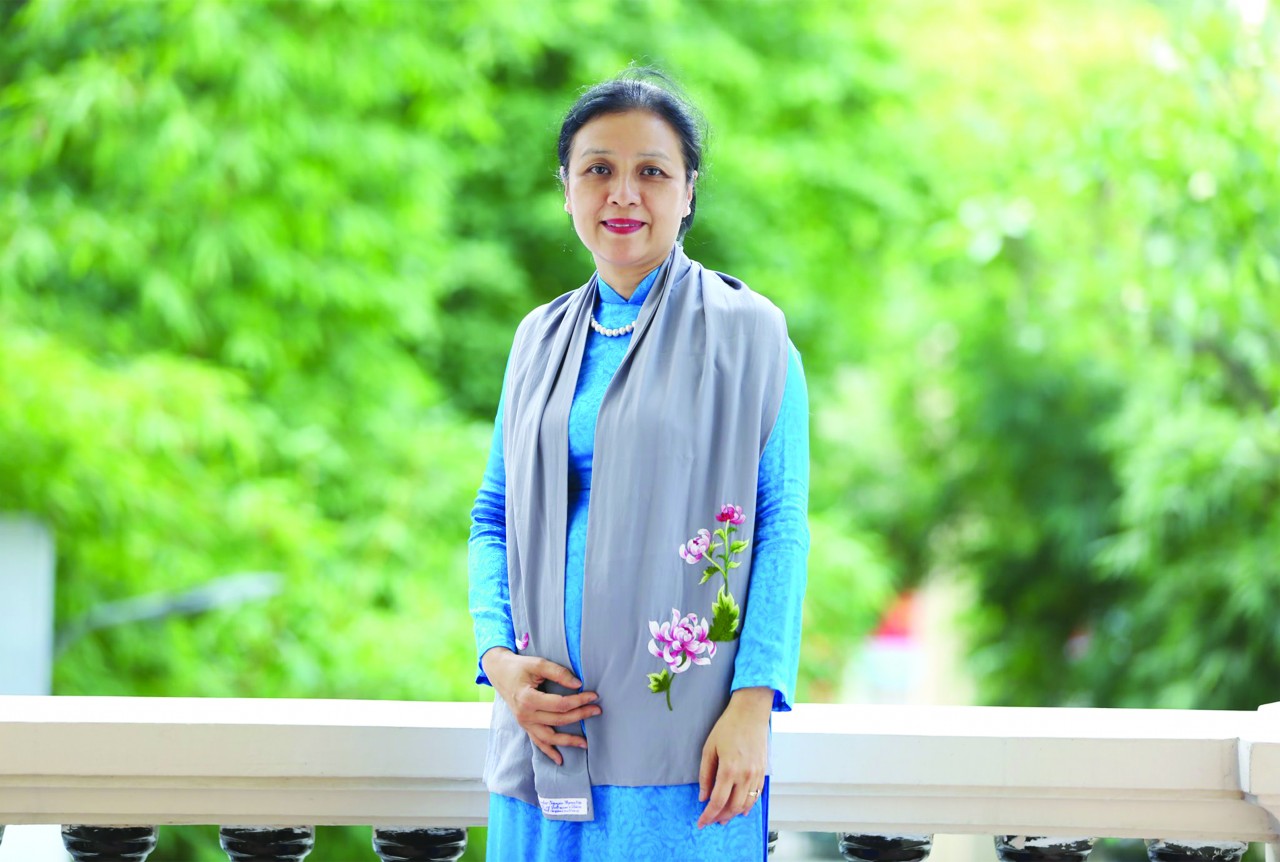  Bà Nguyễn Phương Nga, Chủ tịch Liên hiệp các tổ chức hữu nghị Việt Nam.