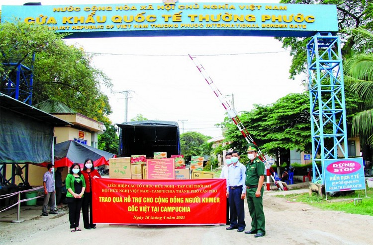 Liên hiệp các tổ chức hữu nghị TP Cần Thơ tích cực trong hoạt động phòng, chống Covid-19.