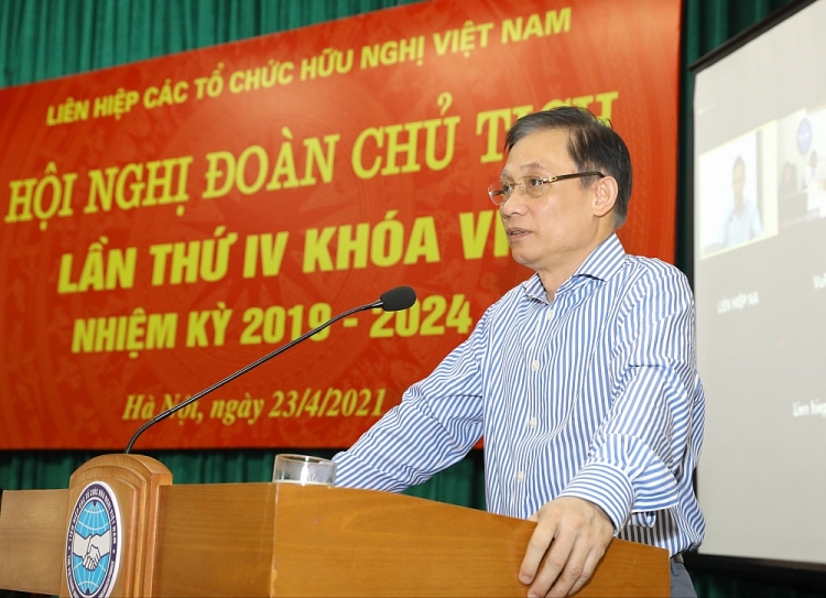 Hội nghị Đoàn Chủ tịch VUFO lần thứ IV khóa VI: Báo cáo, thông qua nhiều vấn đề trọng tâm về đối ngoại nhân dân