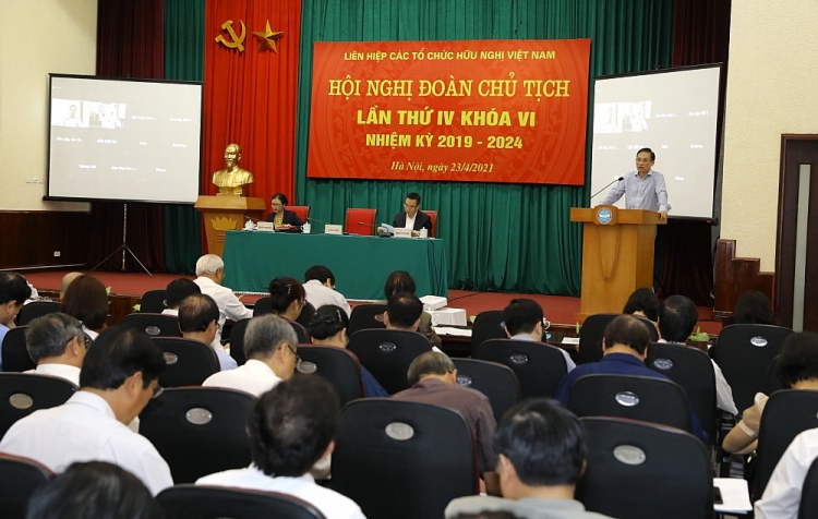 Hội nghị Đoàn Chủ tịch VUFO lần thứ IV khóa VI: Báo cáo, thông qua nhiều vấn đề trọng tâm về đối ngoại nhân dân
