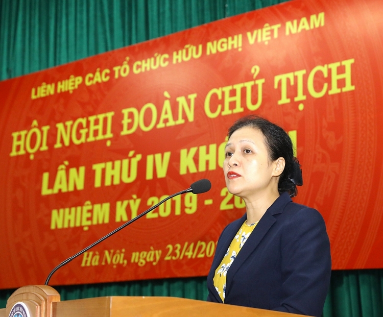 Hội nghị Đoàn Chủ tịch VUFO lần thứ IV khóa VI: Quán triệt Điều lệ của Liên hiệp Hữu nghị
