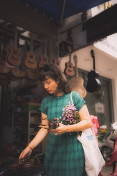 Nữ nghệ sĩ Dorothée Hannequin: 