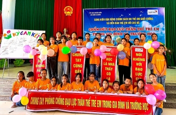 Trẻ em Thanh Hoá chia sẻ sáng kiến chấm dứt bạo lực trong gia đình và trường học