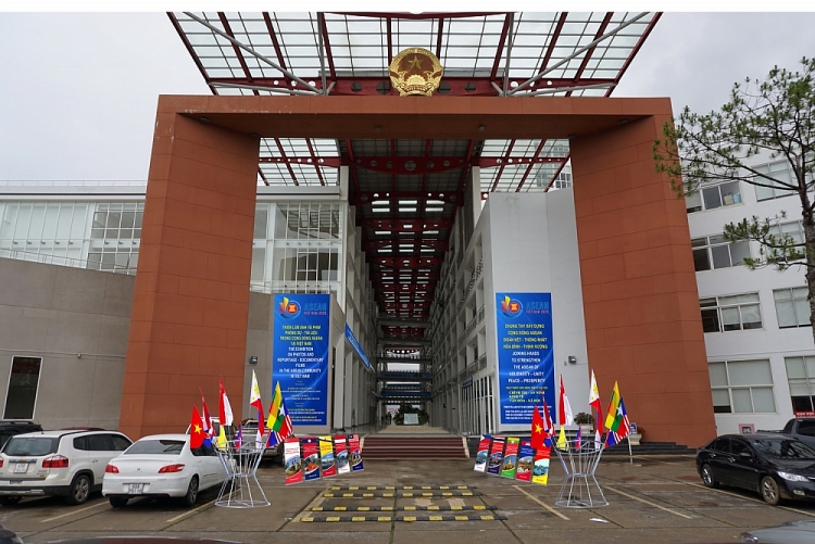 Phối cảnh mặt tiền Triển lãm ASEAN tại Lâm Đồng.