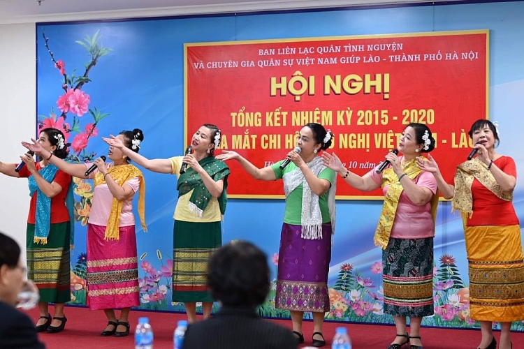 Ra mắt Chi Hội Hữu nghị Việt Nam - Lào Cựu quân tình nguyện TP Hà Nội