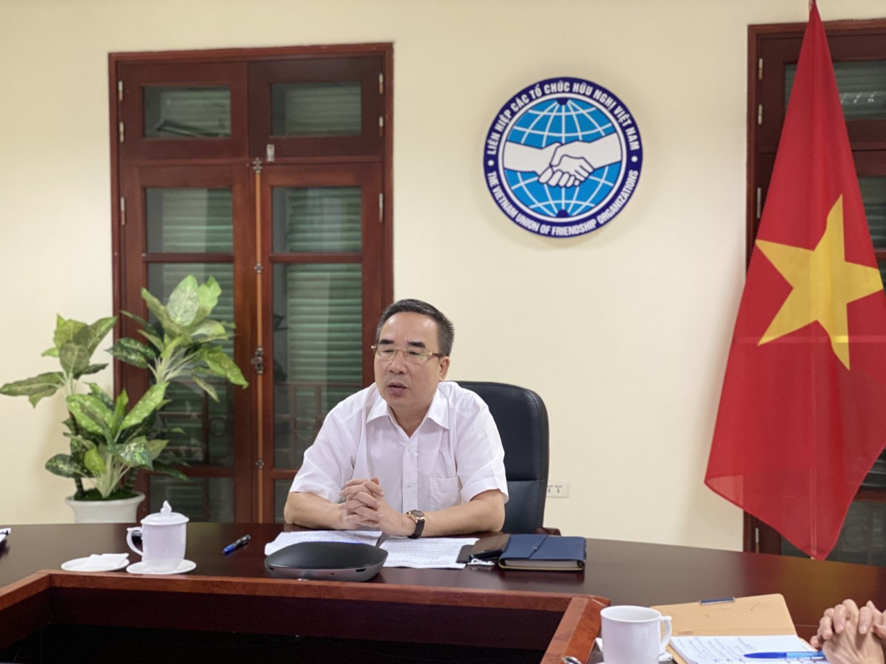 Hội nghị trực tuyến Cụm Liên hiệp hữu nghị địa phương số 03