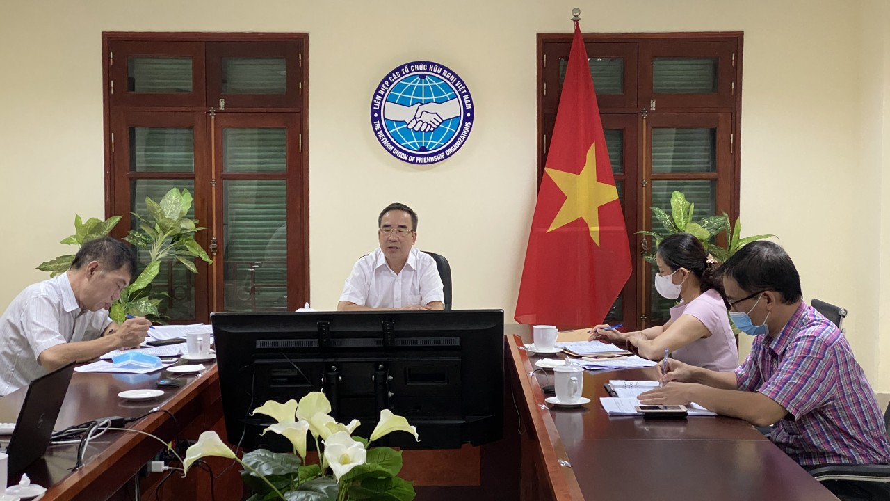 Hội nghị trực tuyến Cụm Liên hiệp hữu nghị địa phương số 03