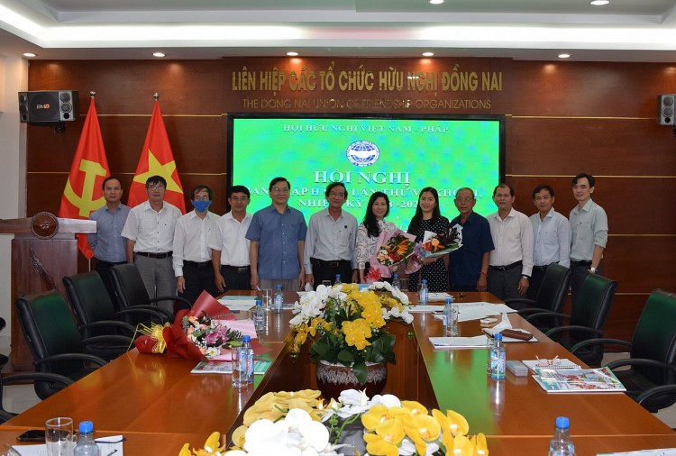 Các đại biểu tham dự Hội nghị Ban Chấp hành lần thứ 6, khóa I Hội hữu nghị Việt Nam – Pháp tỉnh Đồng Nai 
