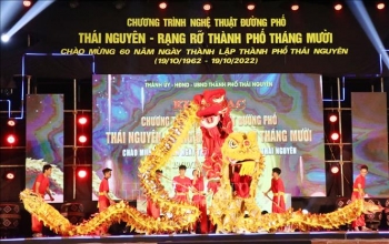 Chương trình nghệ thuật đường phố đậm nét văn hóa dân gian lần đầu tổ chức ở Thái Nguyên