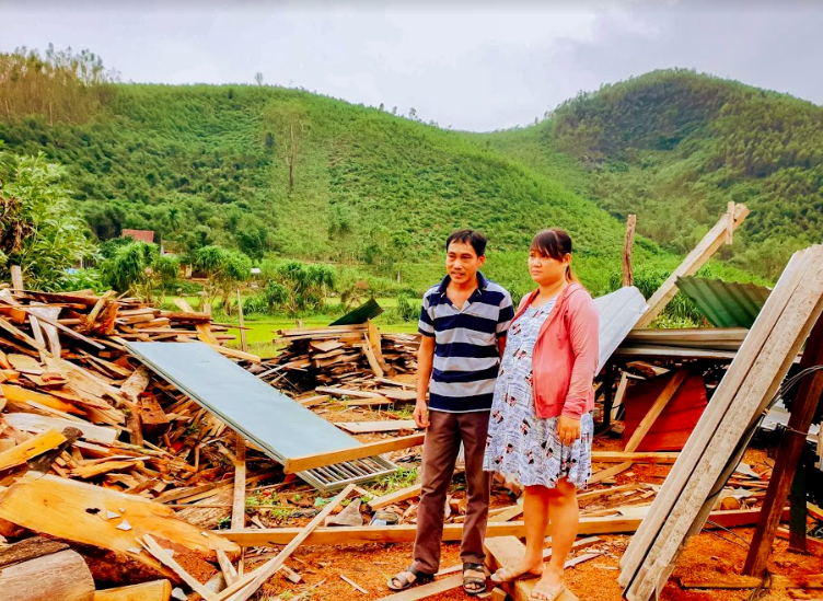 Hiện trạng của một hộ gia đình tại Quảng Ngãi.