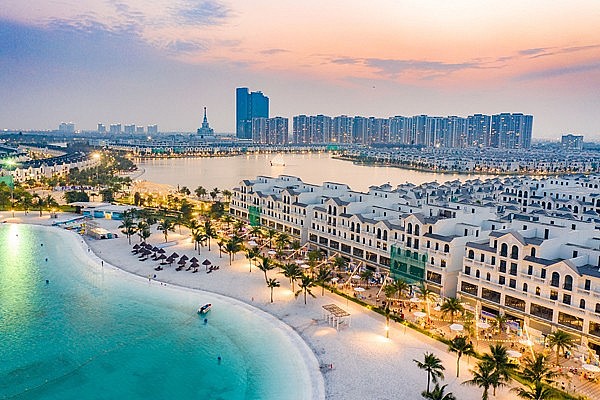 Thành phố biển hồ Vinhomes Ocean Park (Gia Lâm, Hà Nội) có diện tích 420ha, sở hữu vị trí đắc địa tại trung tâm mới phía đông Thủ đô 