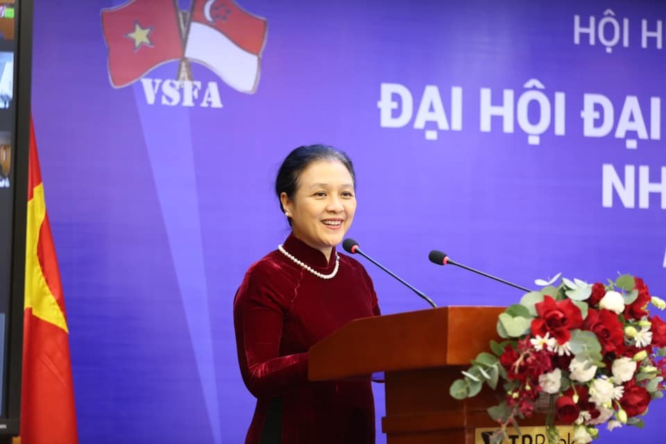 Ông Vũ Viết Ngoạn tái đắc cử Chủ tịch Hội hữu nghị Việt Nam-Singapore nhiệm kỳ 2021-2026