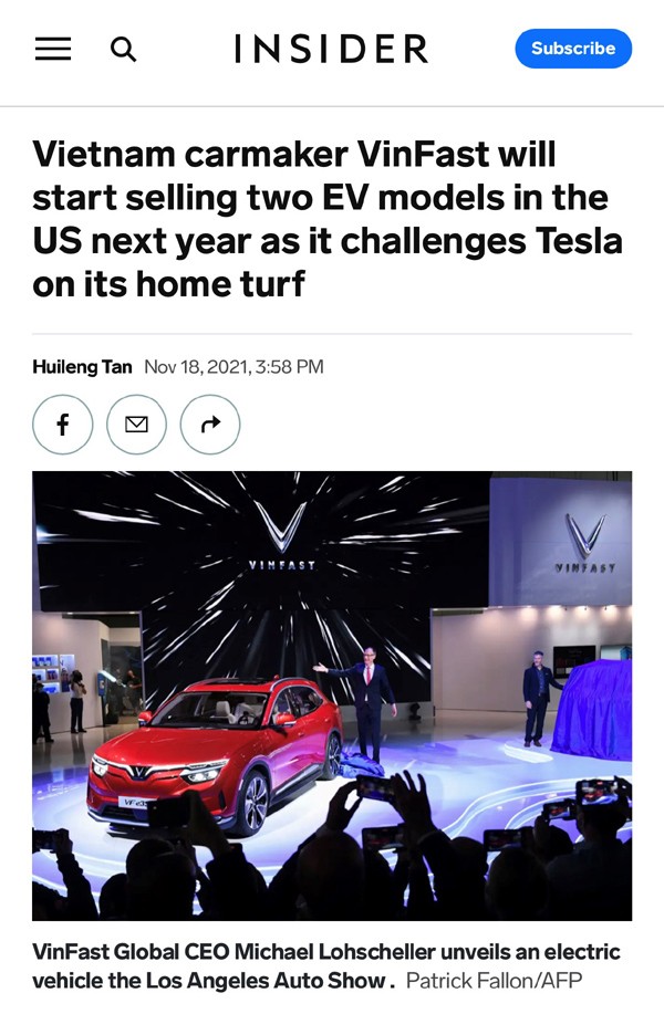 Nhìn lại Los Angeles Auto Show 2021: VinFast “hút” truyền thông quốc tế