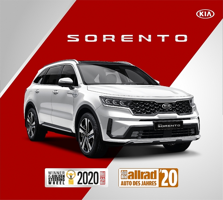 Kia Sorento (All New) bội thu giải thưởng quốc tế