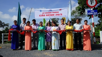 Vĩnh Long khánh thành 2 cây cầu do tổ chức AEA tài trợ