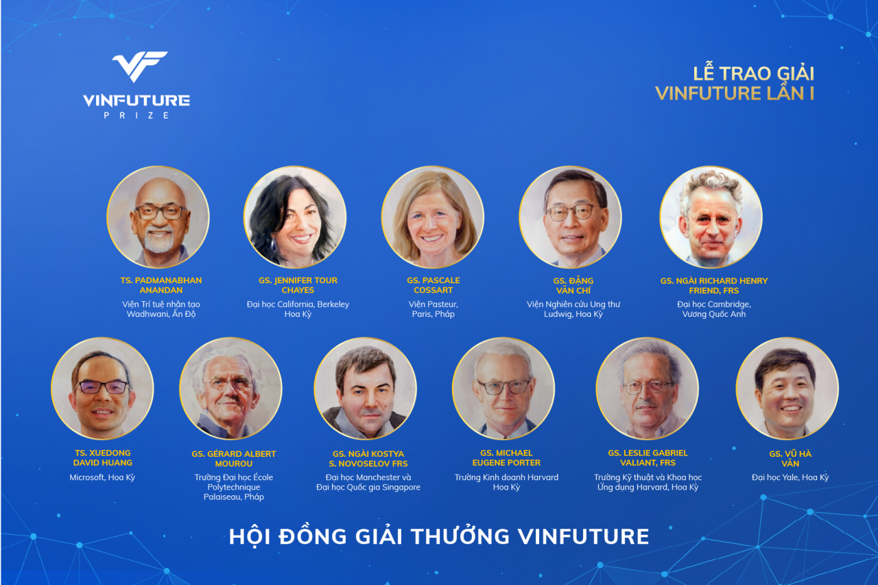 Lễ trao giải VinFuture lần I: Vinh danh 4 công trình khoa học phụng sự nhân loại năm 2021