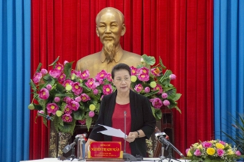Chủ tịch Quốc hội làm việc tại An Giang: Cần tạo thuận lợi cho dân làm ăn xa về địa phương tham gia bỏ phiếu