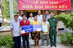 Bàn giao 3 ngôi nhà mới cho người nghèo do KUFO vận động tài trợ