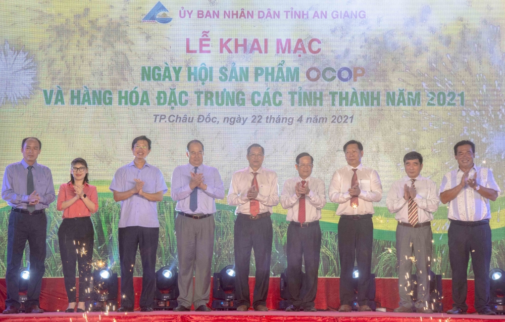 An Giang: khai mạc Ngày hội sản phẩm OCOP và hàng hóa đặc trưng các tỉnh, thành năm 2021