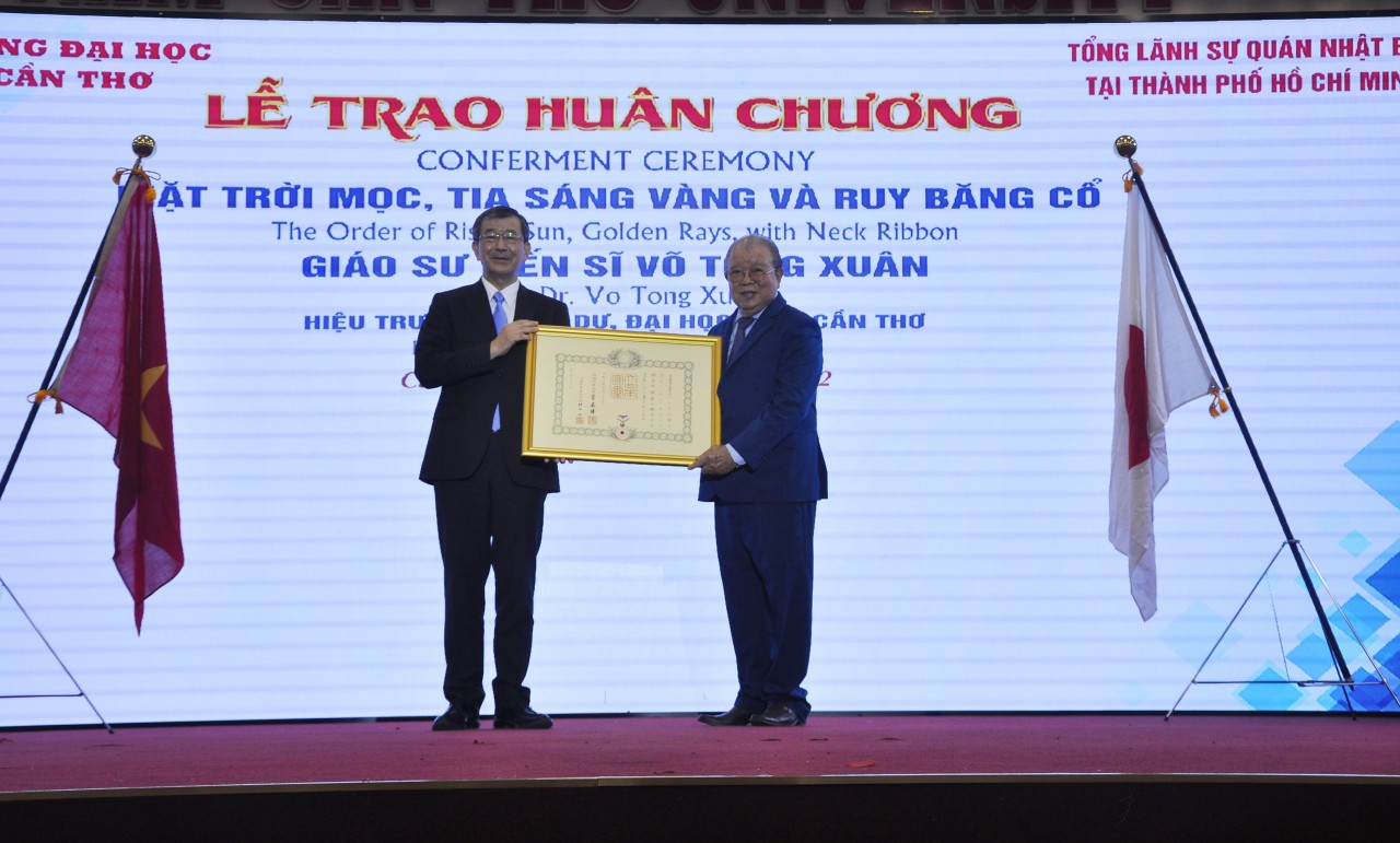 Tôn vinh những cống hiến cho quan hệ hợp tác Việt Nam – Nhật Bản trong lĩnh vực nông nghiệp