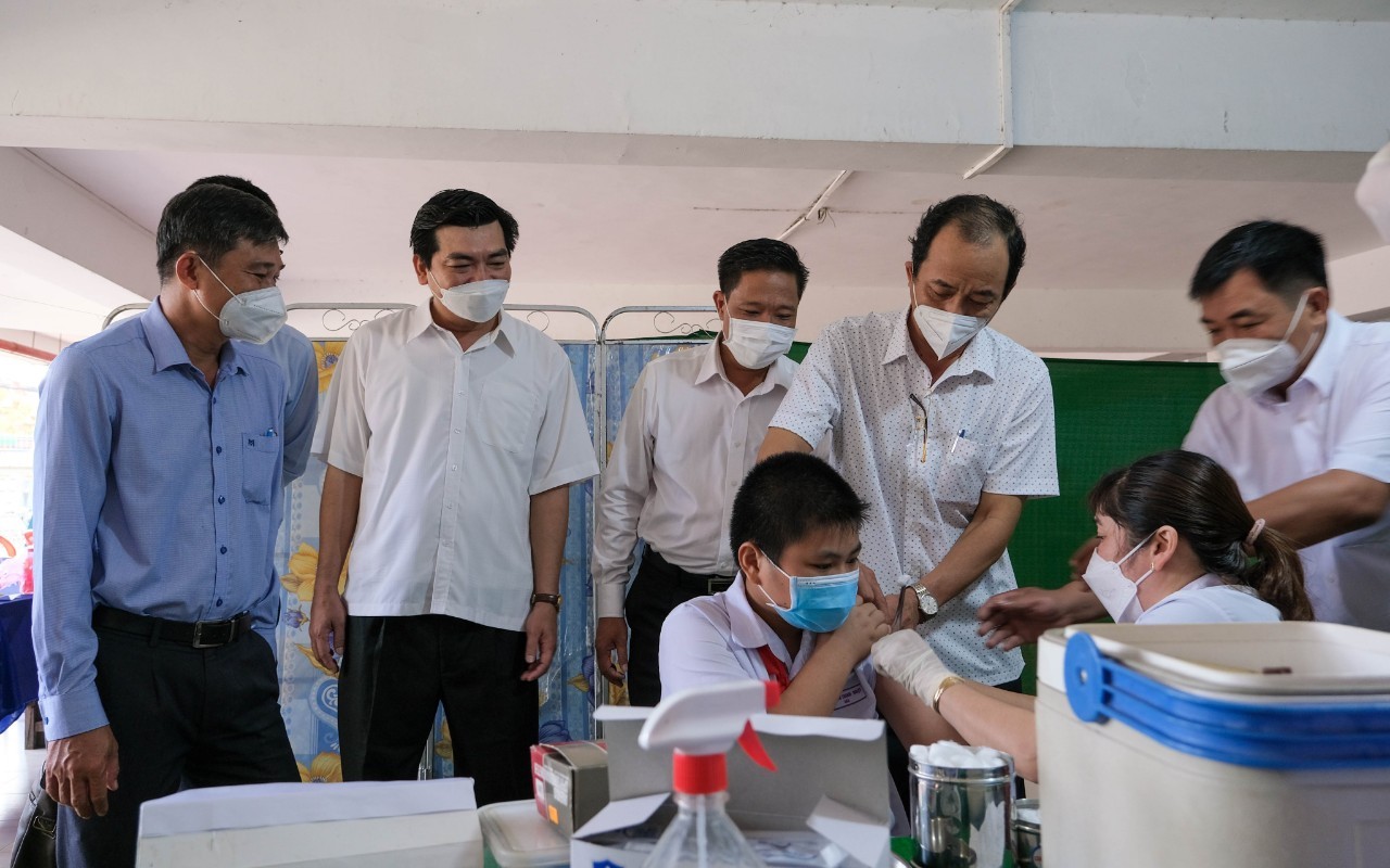 Cần Thơ tiêm vắc xin phòng COVID-19 cho trẻ từ 5 đến dưới 12 tuổi