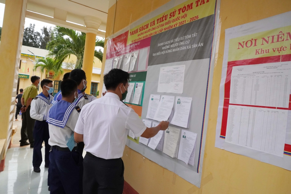 Cà Mau: Cử tri đảo Hòn Khoai, Hòn Chuối háo hức đi bầu cử sớm