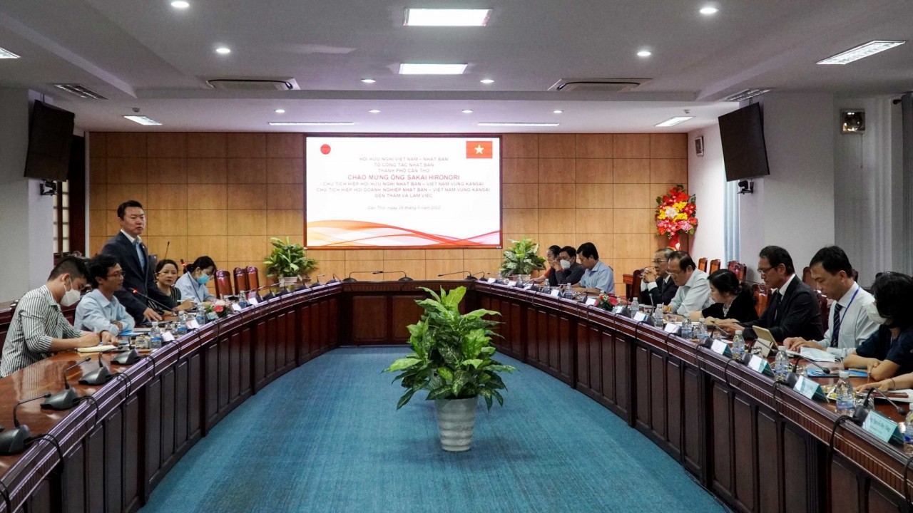 Cần Thơ đẩy mạnh quan hệ hợp tác hữu nghị với vùng Kansai (Nhật Bản)