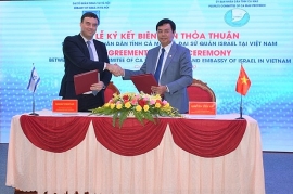 israel ky ket thoa thuan hop tac thuong mai va cong nghe voi tinh ca mau