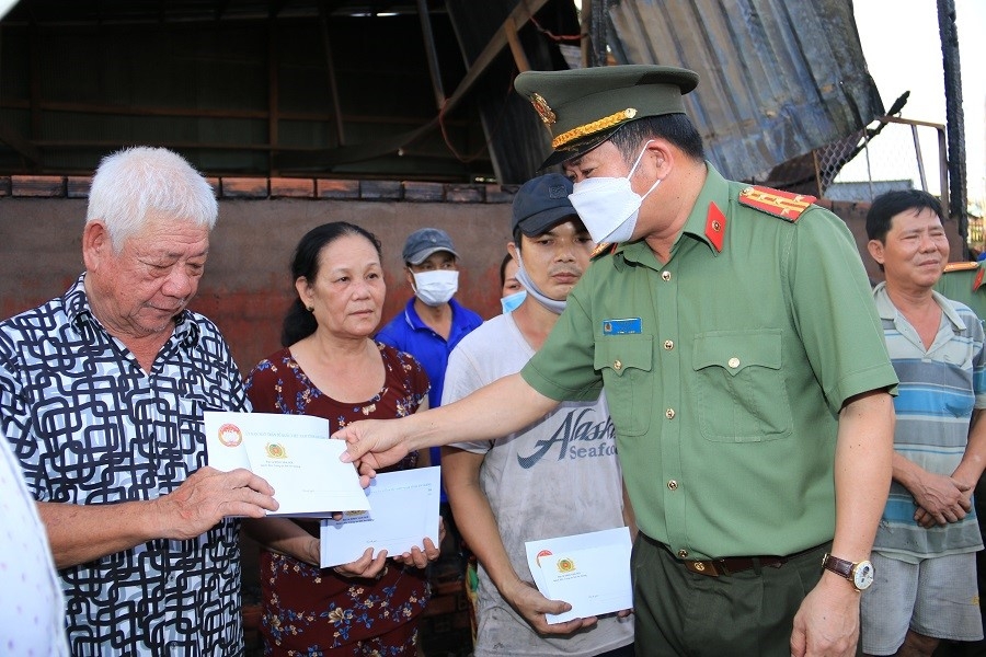 An Giang: Hỗ trợ 40 triệu đồng cho các hộ gia đình bị hỏa hoạn
