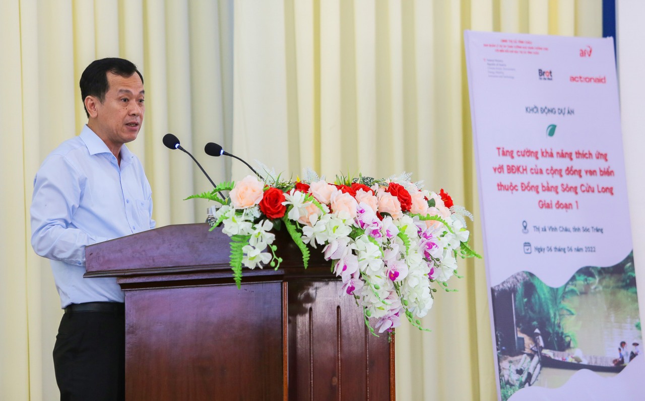 Tăng cường khả năng thích ứng với biến đổi khí hậu của cộng đồng ven biển tại Sóc Trăng