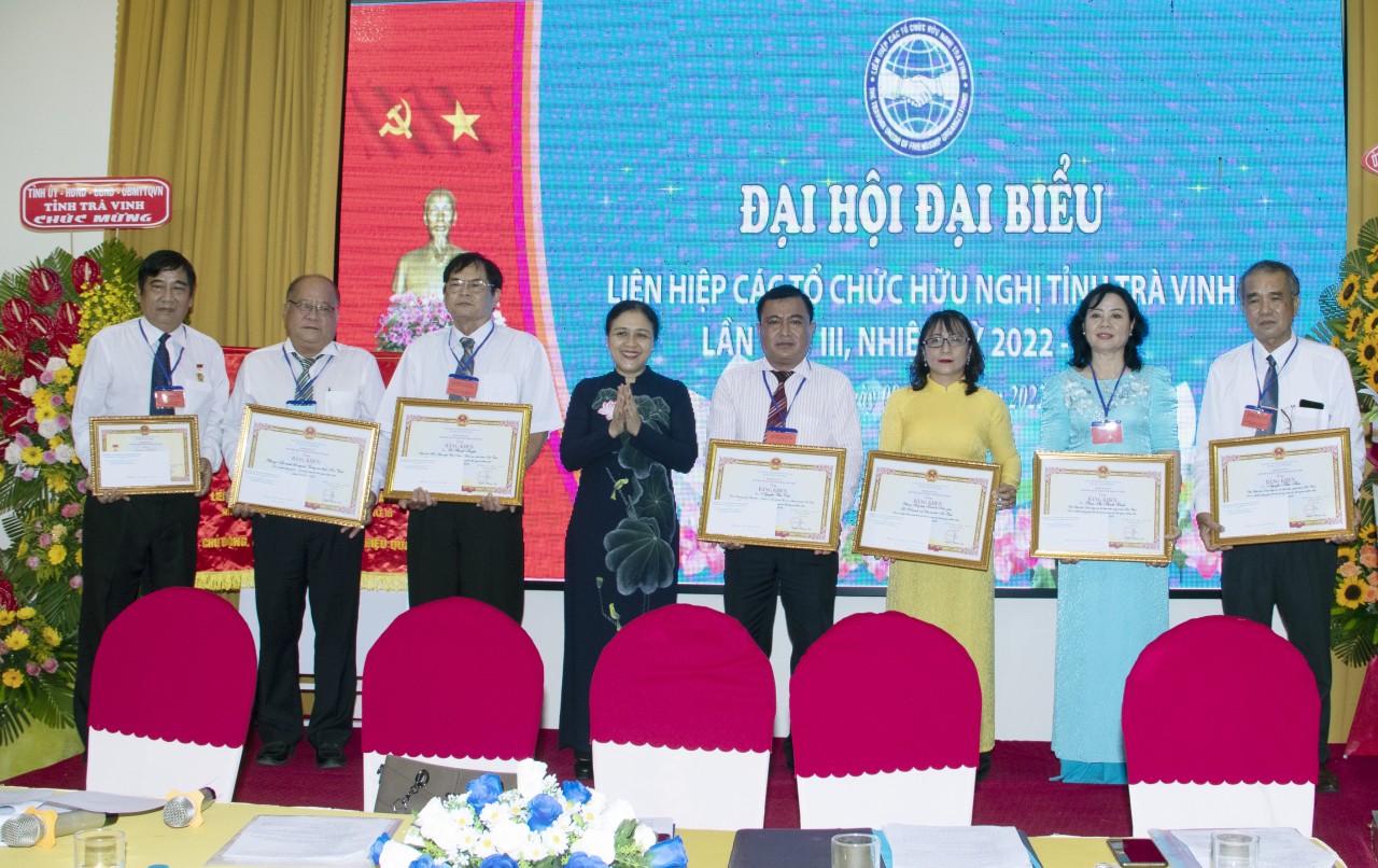 Ông Phạm Văn Rê tái đắc cử Chủ tịch Liên hiệp các tổ chức hữu nghị tỉnh Trà Vinh