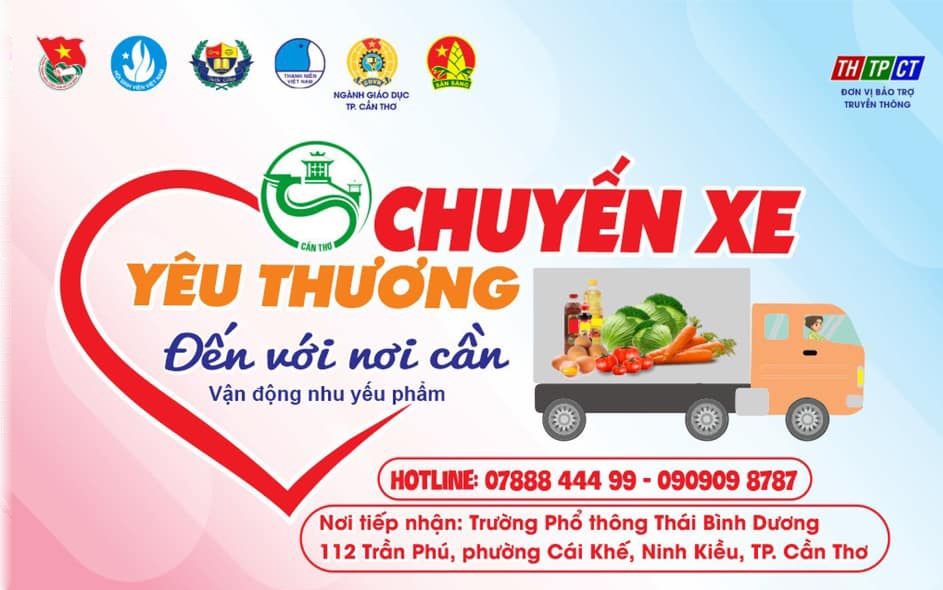 “Chuyến xe yêu thương” hỗ trợ người dân gặp khó do ảnh hưởng dịch Covid-19