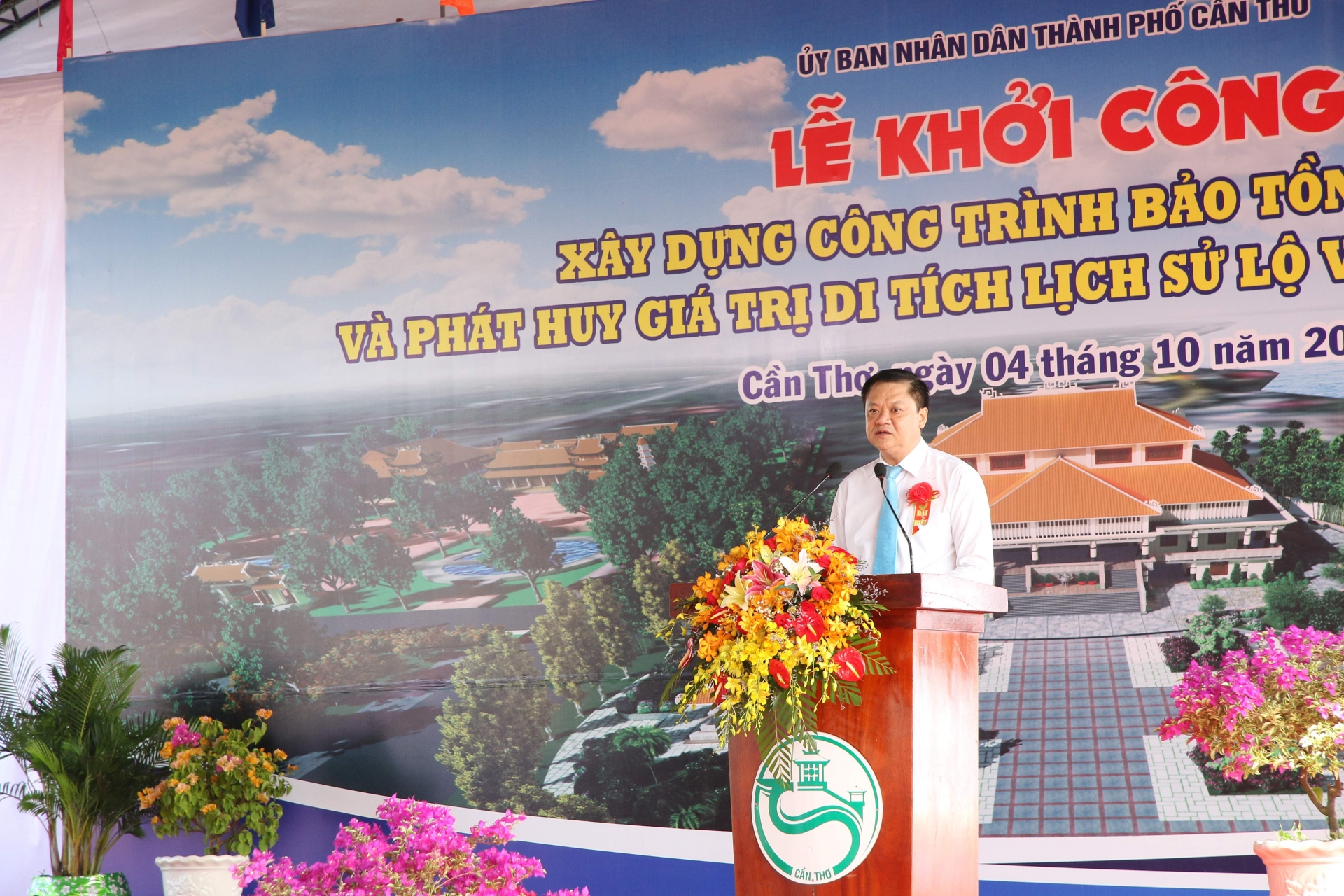 can tho khoi cong khu tuong niem lo vong cung vanh dai lua huyen thoai