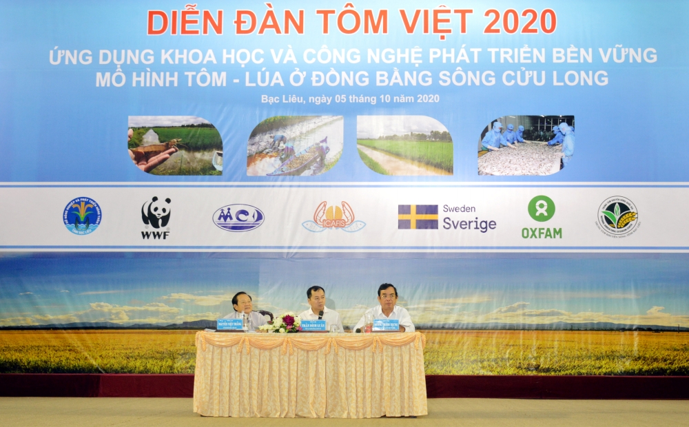 Mô hình lúa tôm tại Đồng bằng sông Cửu Long hiệu quả phát triển kinh tế, thích ứng biến đổi khí hậu